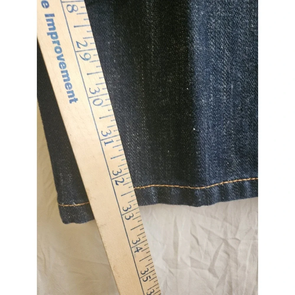 Y2K Streetwear Prophet Jeans‎ Men 40x34 Blue Dark Wash Graphic Pocket Wide Leg